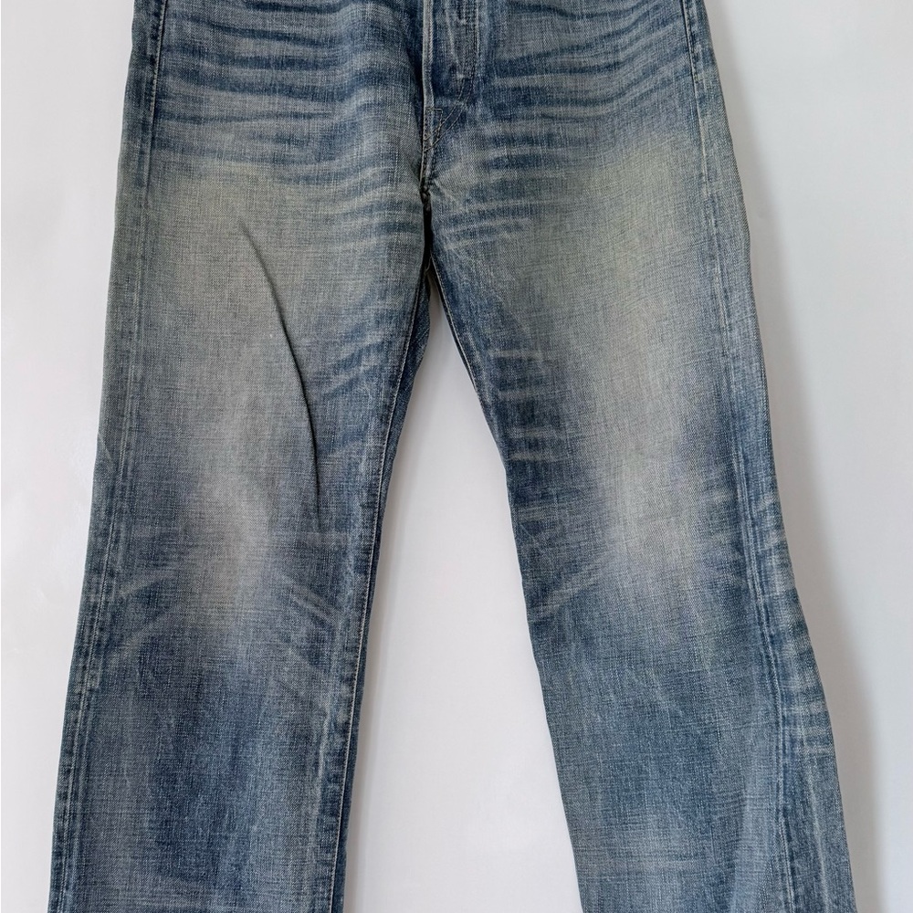 Ralph Lauren Double RL Faded Blue Relaxed Selvedge Jeans